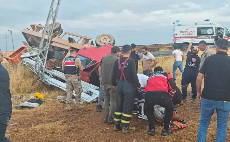 Diyarbakır Ergani'de kamyonet devrildi: 5 kişi yaralandı, soruşturma sürüyor