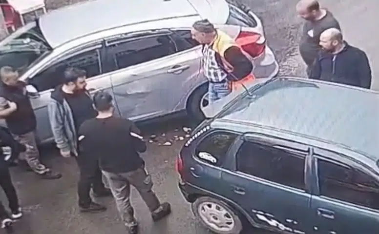 Diyarbakır 2. Sanayi Sitesi'nde kaza anı güvenlik kamerasına saniye saniye yansıdı