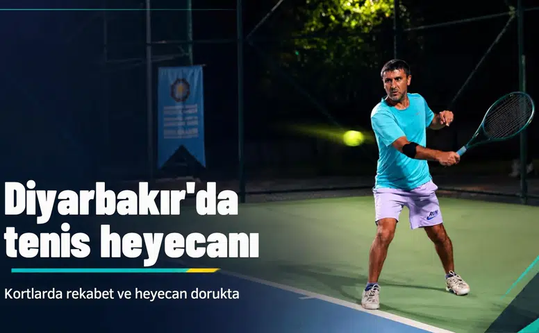 Diyarbakır'da tenis heyecanı sürüyor: Amed Cup'ta şampiyonlar 13 Ekim'de belli oluyor