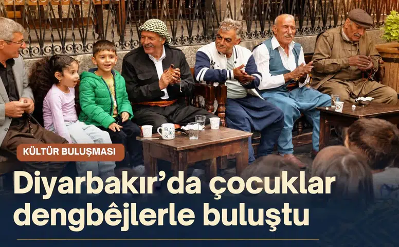 Diyarbakır'da çocuklar dengbêjlerle buluştu: Kültürel miras keşfi yaptılar