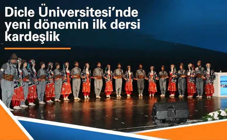 Dicle Üniversitesi'nde yeni dönemin ilk dersi kardeşlik: Rektör Eronat'tan çağrı