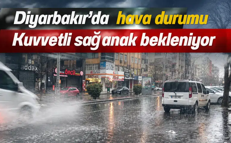 Diyarbakır'da 29 Ekim hava durumu belli oldu: Kuvvetli sağanak bekleniyor