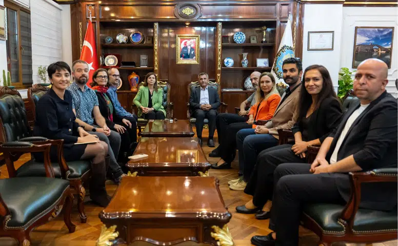 Diyarbakır'a gelen Rennes heyetinden önemli ziyaret: Katı atıkta ortak proje mesaisi