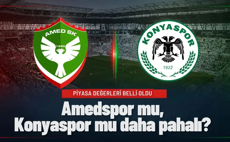 Amedspor mu, Konyaspor mu daha pahalı? İşte piyasa değerleri