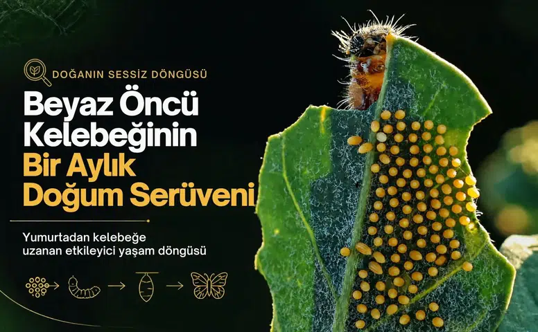 Hevsel Bahçeleri'nde saklı kalan anlar: Beyaz öncü kelebeğinin 35 günlük serüveni