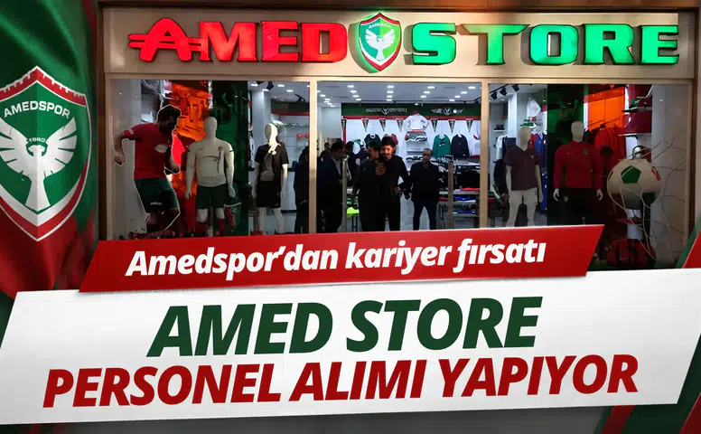 Amedspor'dan kariyer fırsatı: Amed Store personel alımı yapıyor