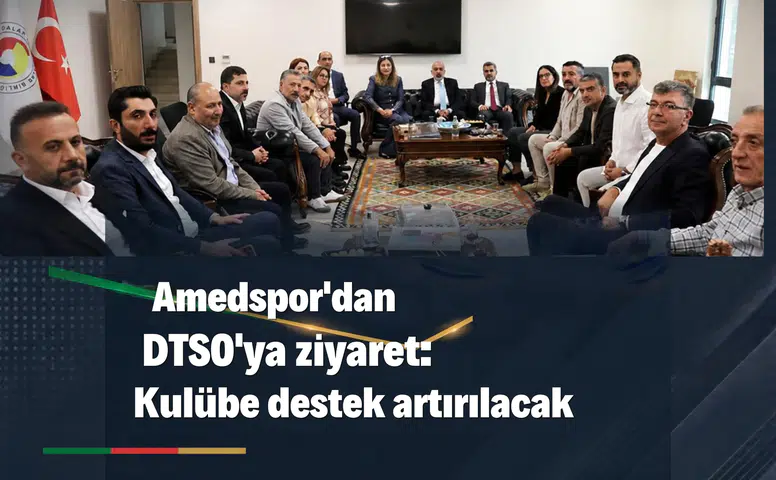 Amedspor'dan DTSO'ya ziyaret: Kulübe desteğin artırılması ele alındı