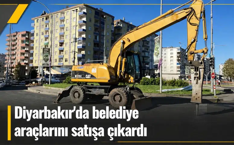 Diyarbakır'da belediye iş makinelerini ve otobüsünü satışa çıkardı: İhale tarihi açıklandı