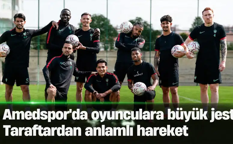 Amedspor'da oyunculara jest yapıldı: Taraftar 11 yıl önceki acıyı unutmadı