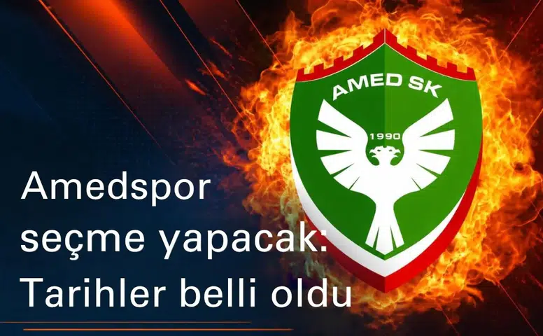 Amedspor seçme yapacak: Kulüp tarihleri duyurdu, yıldız adaylarına çağrıda bulundu