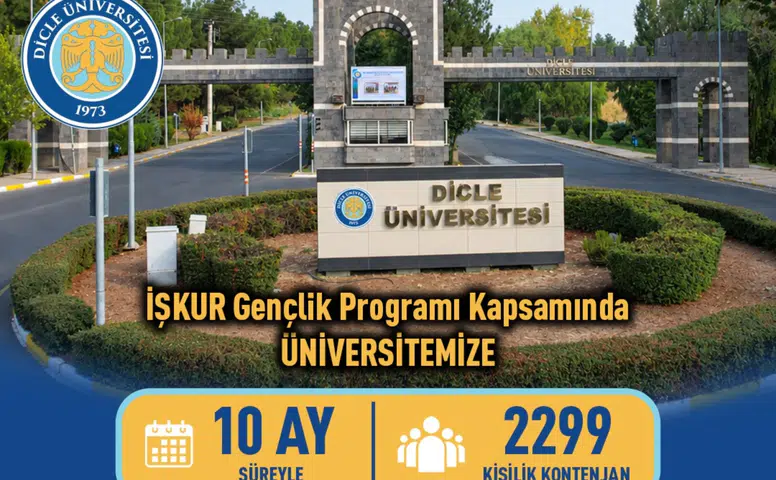 Dicle Üniversitesi öğrencilerine iş müjdesi: 2 bin 299 kişilik kontenjan açıldı