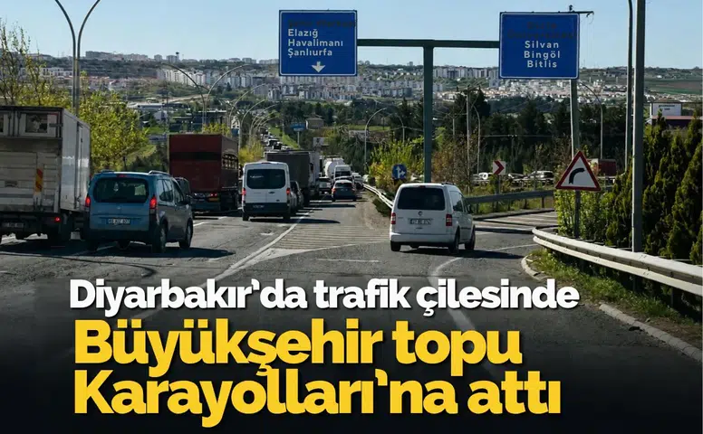 Diyarbakır'da bitmeyen yol çalışması tepki çekti: Büyükşehir topu Karayolları'na attı