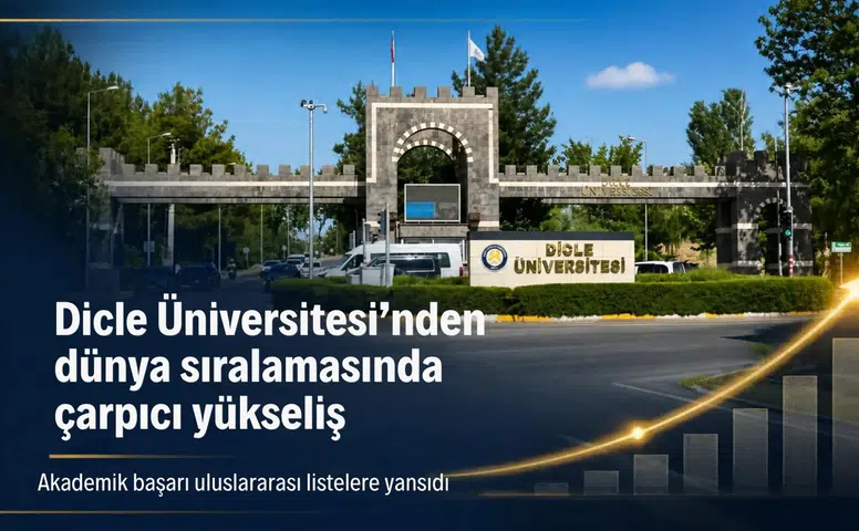Dicle Üniversitesi dünya sıralamasında sıçrama yaptı: Araştırma kalitesinde çarpıcı yükseliş