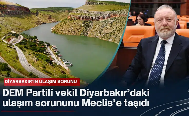 DEM Partili Vekil Diyarbakır'daki ulaşım sorununu Meclis'e taşıdı: 4 bin 500 yurttaş mağdur