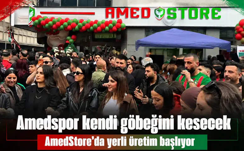 Amedspor kendi göbeğini kesecek: AmedStore'da yerli üretim başlıyor