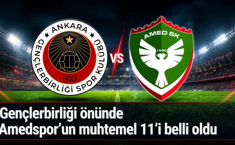 Gençlerbirliği önünde Amedspor'un muhtemel 11'i belli oldu: Sürpriz seçimler var