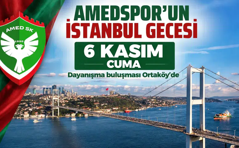 Amedspor'un İstanbul'da düzenleyeceği gecenin tarihi belli oldu: Dev maçtan önce yapılacak