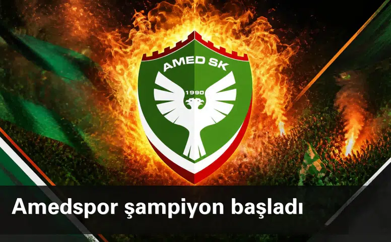 Amedspor şampiyon başladı: 3'te 3 yaparak mutlu sona ulaştılar