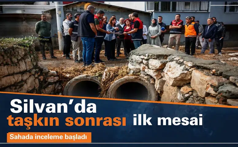 Silvan'da taşkın sonrası ilk mesai: Eşbaşkan Bucak kalıcı çözüm sözü verdi