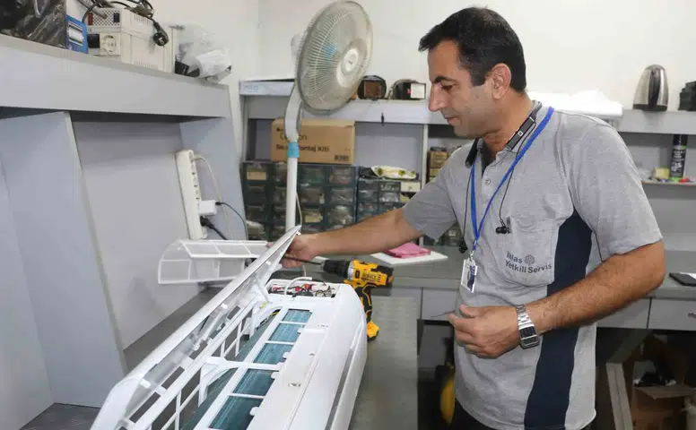 Diyarbakır'da sıcak havalarda klima kullanımına dikkat Yangın riskine karşı bakım uyarısı