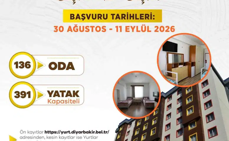 Diyarbakır'da öğrencilere müjde: 391 yataklı kız misafirhanesi için başvurular başladı