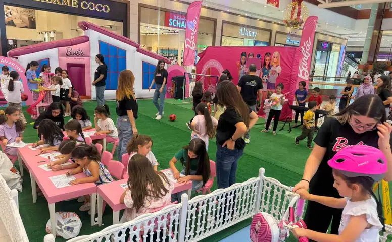 Diyarbakır Ceylan Karavil Park AVM'de çocuklar için Barbie hayal dünyası kapılarını açıyor