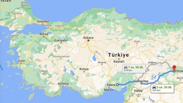 Adana Diyarbakır Arası Kaç Km (4)