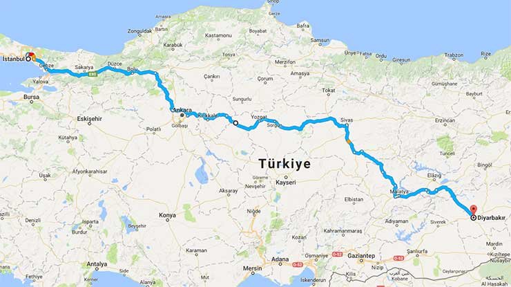 Diyarbakır Istanbul Arası Kaç Km (6)