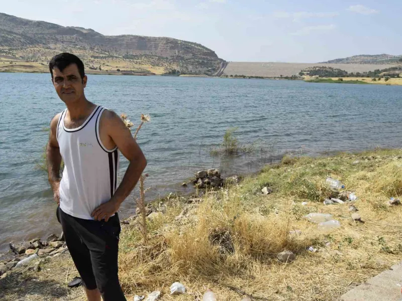 Diyarbakır Kıralkızı Barajı’nda çöp sorunu büyüyor 1
