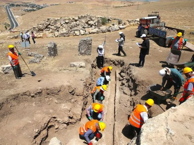 Zerzevan Kalesi’nde Roma’ya ait su sistemi ortaya çıktı 2