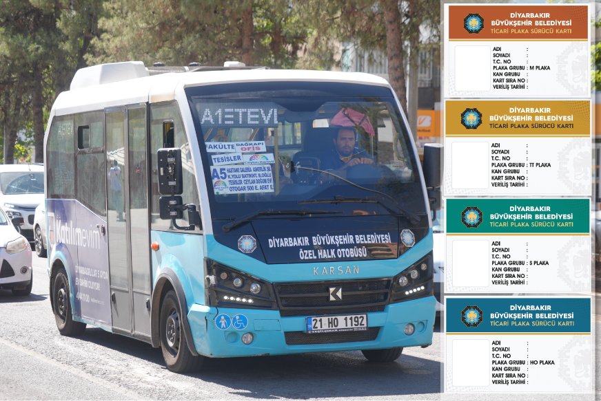 Diyarbakır’da 'Şoför Kartı' uygulaması başlayacak-1