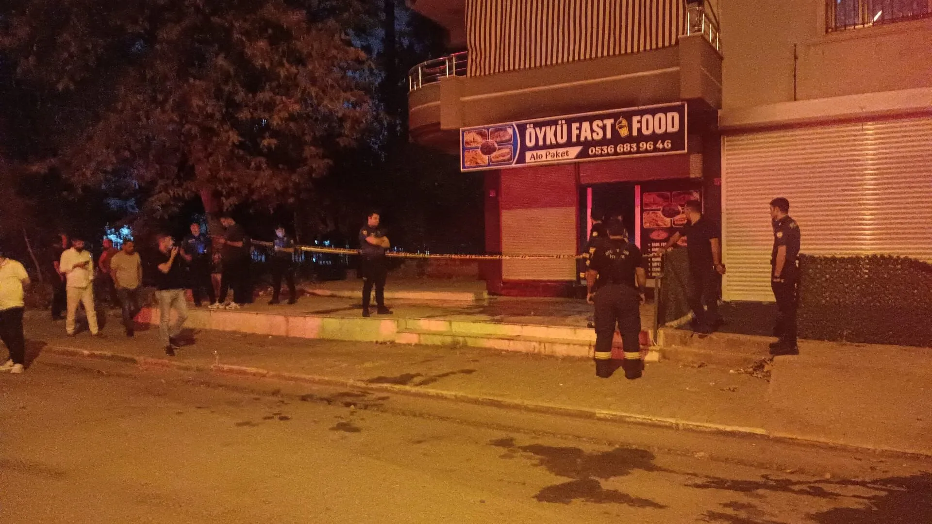Diyarbakır’da 5 kişi işyerini ateşe verip kaçtı-1