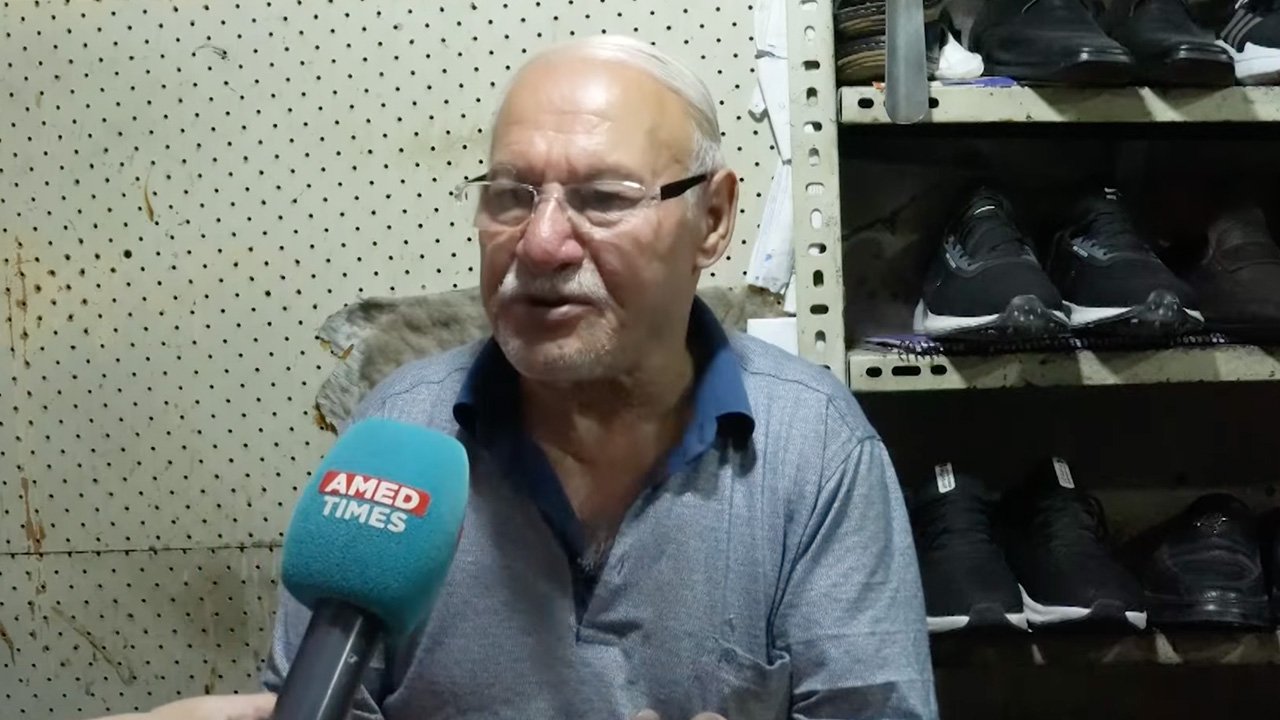 Diyarbakır’da 60 yıllık ayakkabı tamirciliği ustalığı-2