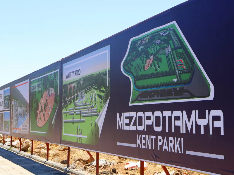 Mezopotamya Kent Parkı’nda çalışmalar devam ediyor-3