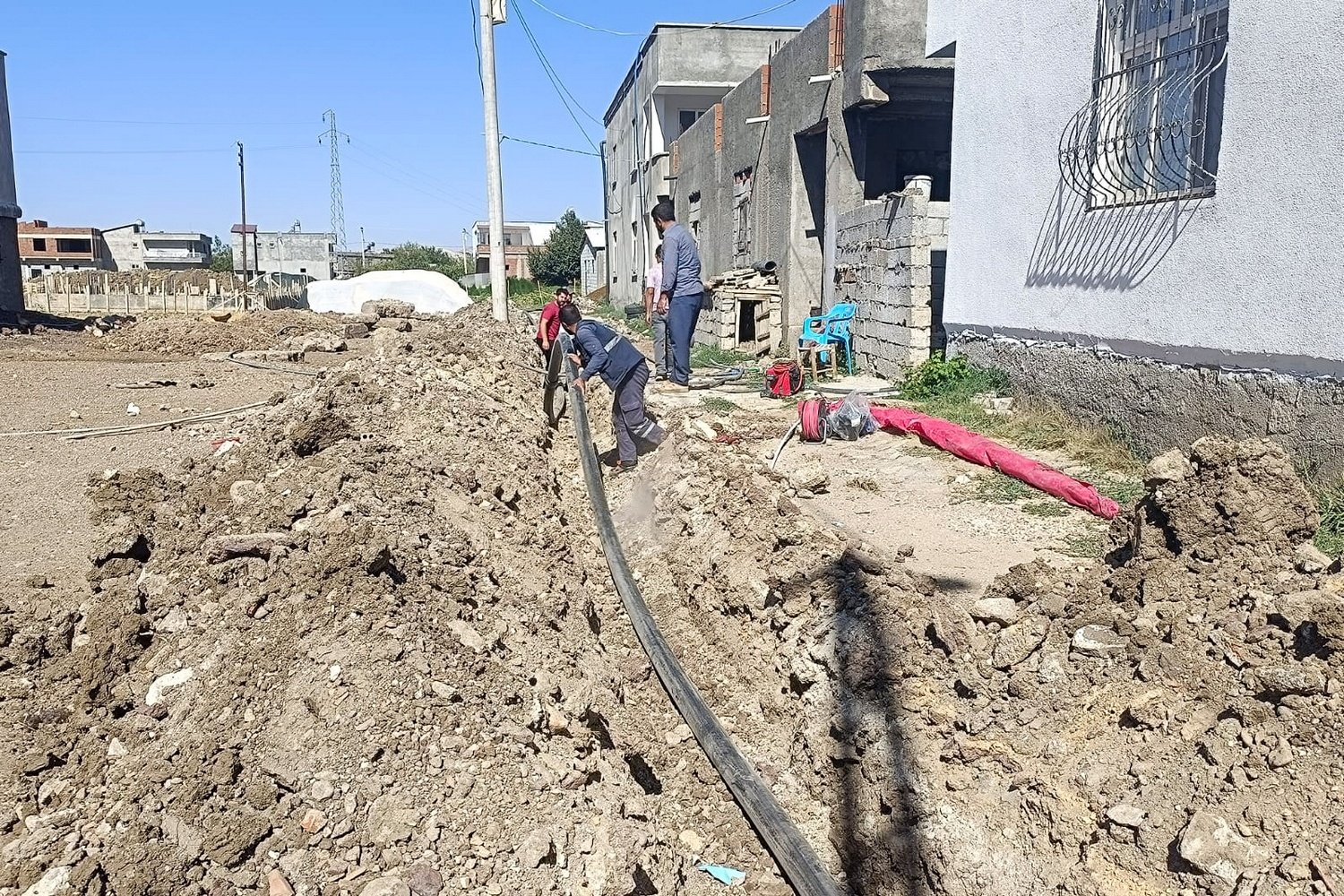 Diyarbakır DİSKİ’den Ergani’de altyapı hamlesi-1
