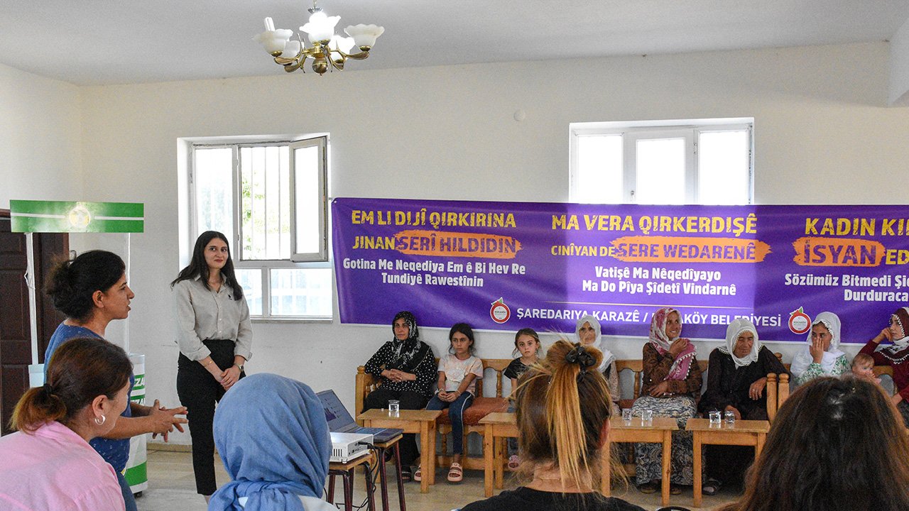 Kocaköy’de kadınlar şiddete karşı dayanışmada buluştu-1