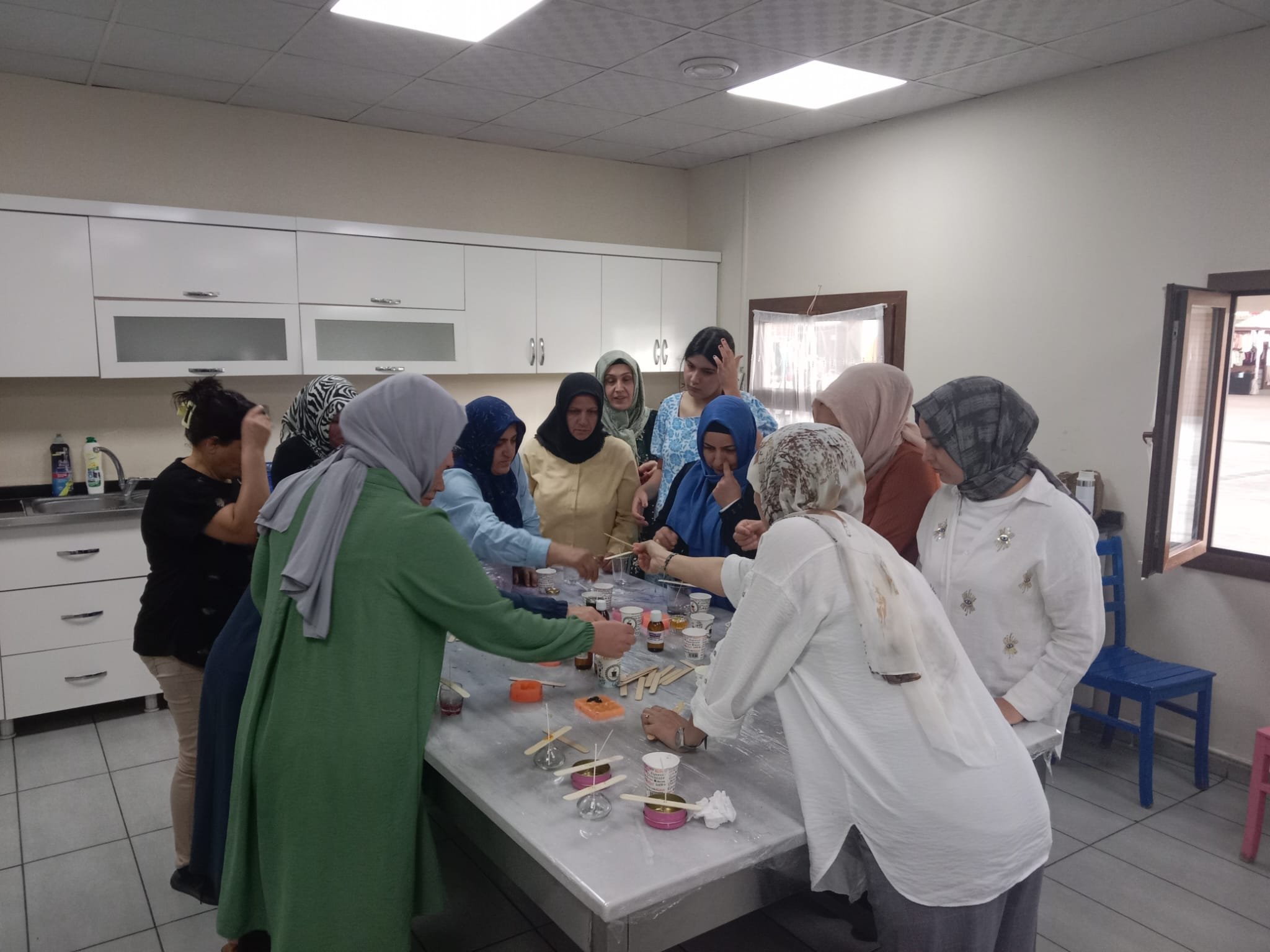 Diyarbakır’da kadınlar mum atölyesinde buluştu 2