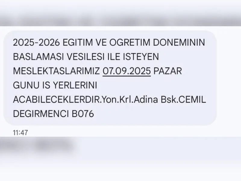 Başkan Değirmenci’den Açıklama