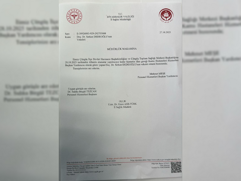 Çüngüş Görevlendirmesi Tepki Yarattı