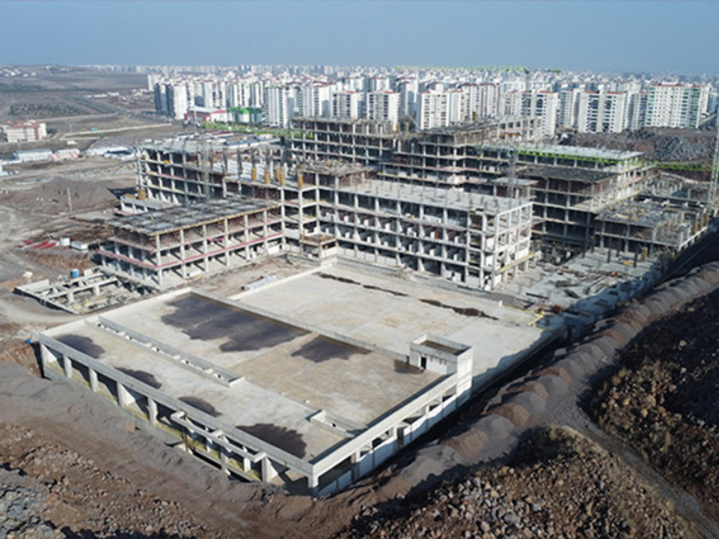 Diyarbakır Şehir Hastanesi’nde Çalışmalar Durdu2