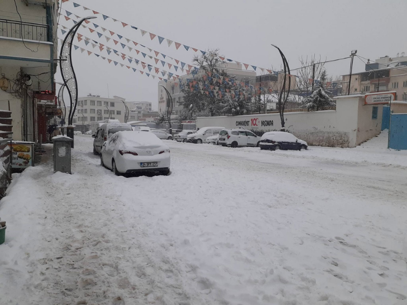 Çermik’te Kar Hayatı Durdurdu Ergani, Çüngüş Ve Siverek Yolu Kapandı12
