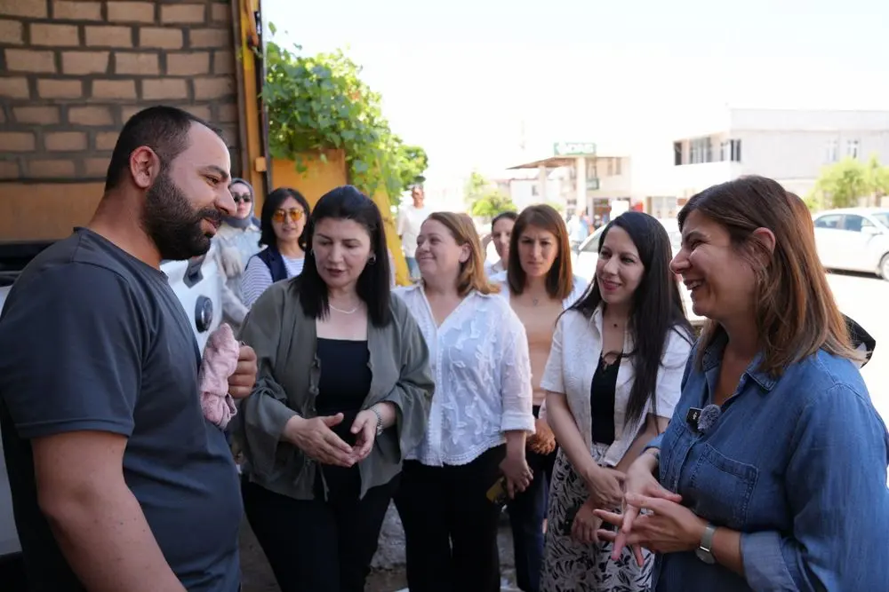 Eşbaşkanlar Kocaköy’de kadınların taleplerini dinledi 4