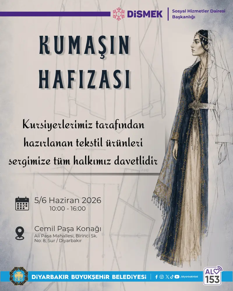 Kursiyerlerin emekleri ‘Kumaşın Hafızası Sergisi’nde buluşuyor 1