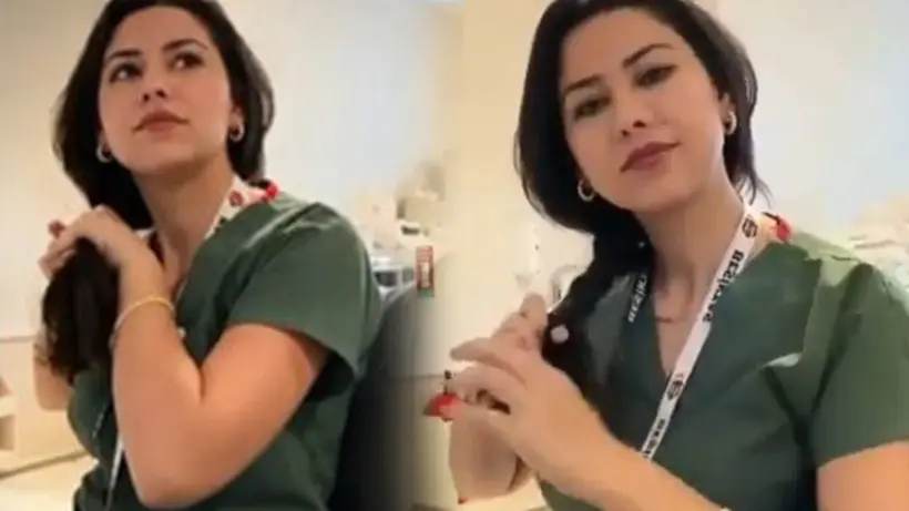 Saç örme' eylemine katılmıştı: Hemşire meslekten atıldığını duyurdu