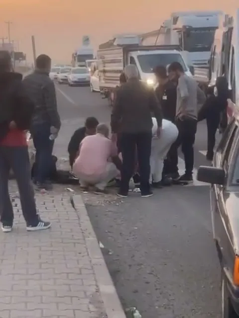 Diyarbakır Bismil'de korkutan kaza: Otomobilin çarptığı 12 yaşındaki çocuk yaralandı