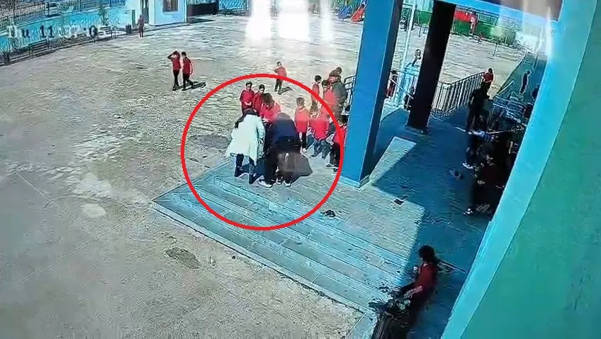 Diyarbakır Eğil'de korku dolu anlar: Öğrencinin hayatını Heimlich manevrası kurtardı