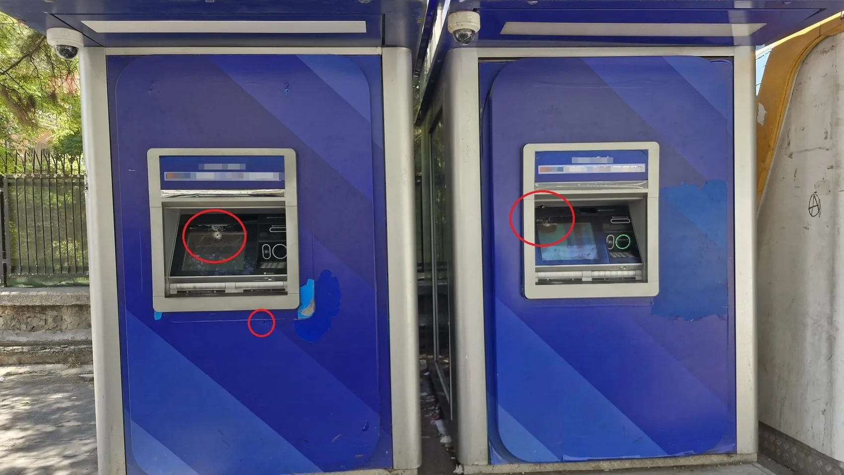 Yenişehir'in göbeğinde banka ATM'lerine silahlı saldırı Polis faillerin peşinde