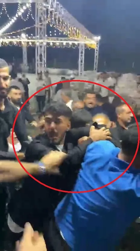 Diyarbakır'ın Bismil ilçesindeki düğünde silah gerginliği Polise mukavemetten tutuklama