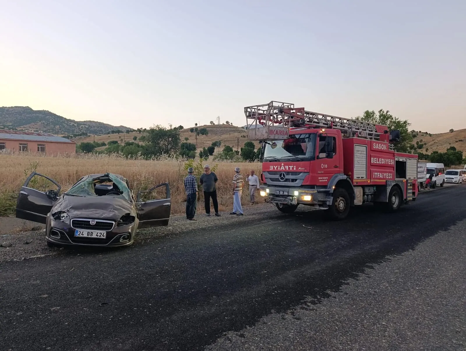 Diyarbakır Kulp’ta feci kaza Takla atan otomobildeki anne ile 3 yaşındaki oğlu can verdi