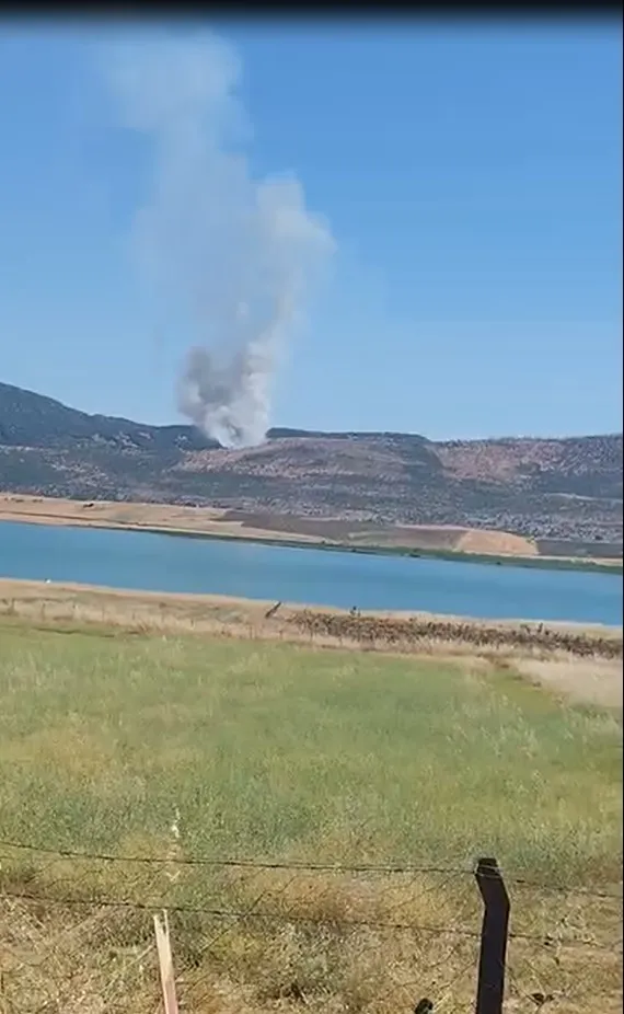 Silvan Çalıönü’ndeki meşe ormanında korkutan yangın Ekipler alevleri söndürdü